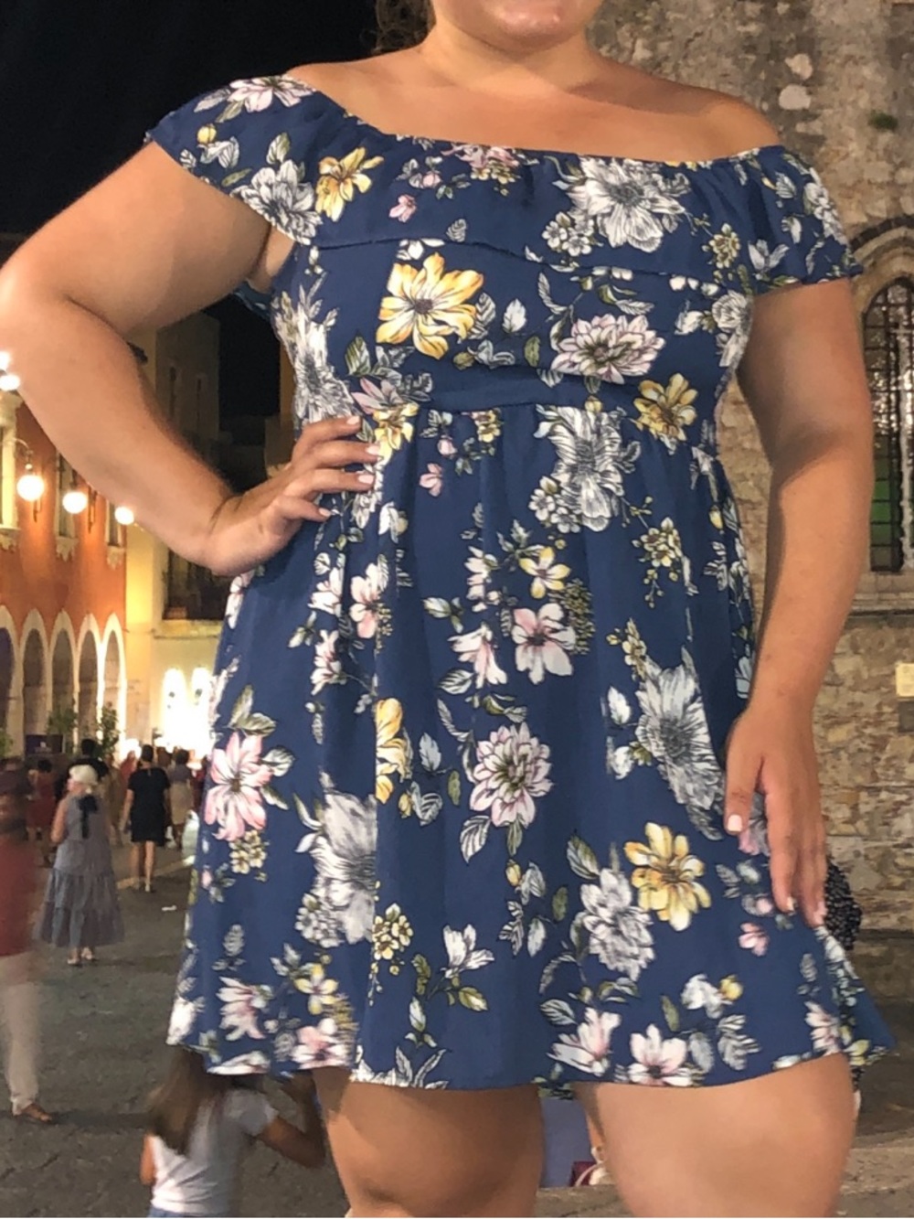 Xhiliration Floral Summer Dress